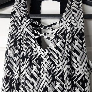 Candie's Summer dress black white maxi